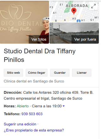 Consultorio Dra. Tiffany Pinillos