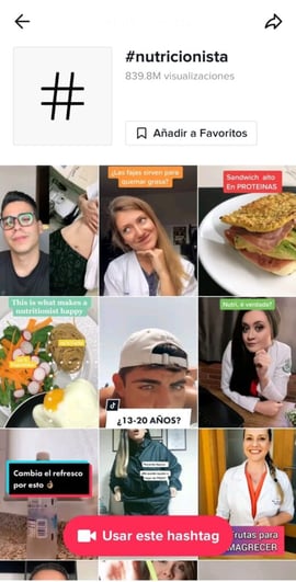 tik tok , nutricionistas en tik tok , software para nutricionistas, nutriologos