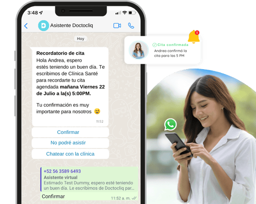 Recordatorio Whatsapp