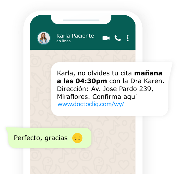 Recordatorios de Whatsapp