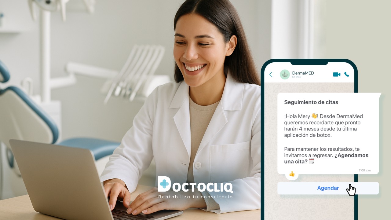 doctora haciendo seguimiento a sus pacientes