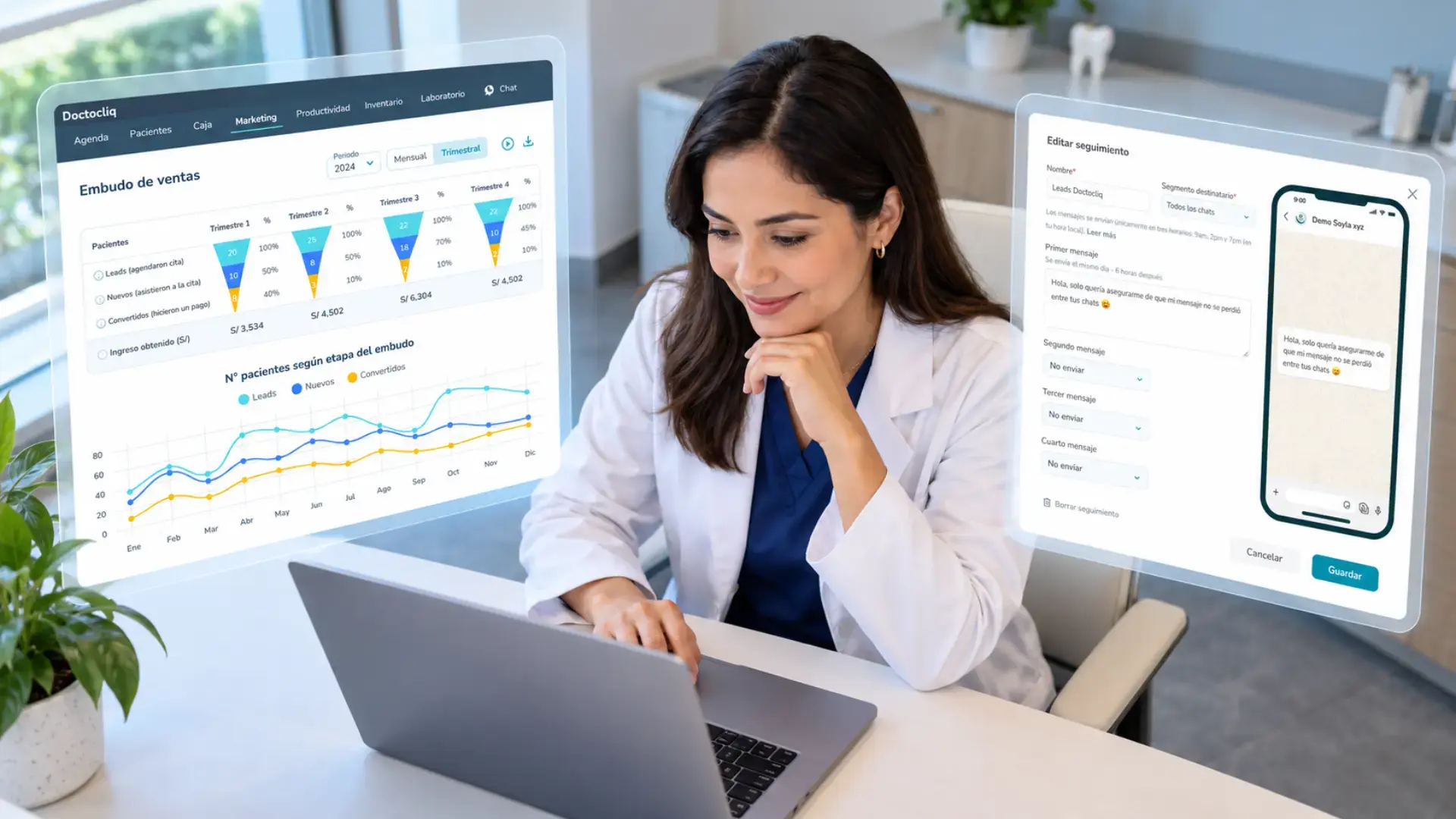 funciones doctocliq vender mas en tu consultorio