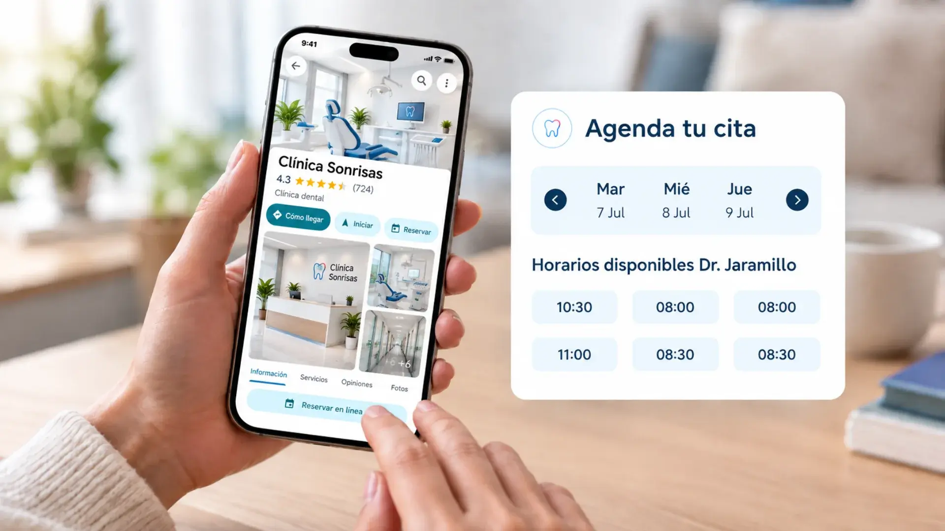 convierte vistas en citas google business profile